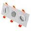 Светильник врезной поворотный Brille HDL-DT 109/3 MR16 WH 36-251 - миниатюра 2