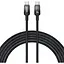Кабель Baseus Discolor Series Fast Charging Cable USB-C to USB-C 100W 1 м Cluster чорний - мініатюра 1