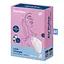 Вакуумний кліторальний стимулятор з вібрацією Satisfyer Love Triangle білий - мініатюра 7