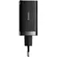 Адаптер зарядный - комплект Baseus Gan5 Pro Fast Charger 65W + Type-C to Typc-C cable (CCGP120201) - миниатюра 1
