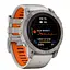 Смарт-годинник Garmin Fenix 7X Pro Sapphire Solar Titanium w. Fog Gray/Ember O. Band (010-02778-14/15/64) - мініатюра 2
