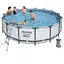 Каркасний басейн Bestway 56438 (457-122см), 16015 л - мініатюра 1