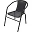 Садовое кресло Jumi Bistro New черный - миниатюра 1