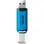 Флеш-накопичувач Adata Flash 64Gb USB 2.0 C906 Water Blue (AC906-64G-RWB) - мініатюра 2
