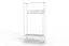 Вішалка модульна підлогова Ferrum-decor Треліс 13 180x90x38 білий ДСП Білий 16мм (FRD-104331) - мініатюра 3
