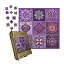 Деревянный фигурный пазл Плитка Фиалковая, А5, Деревянная коробка 35 элементов - миниатюра 1