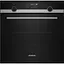 Духовой шкаф электрический Siemens 66 л A дисплей конвекция телескопические направляющие черный - миниатюра 1