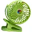Вентилятор Mini Fan з акумулятором на прищіпці зелений (2628-10) - мініатюра 1