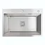 Кухонная мойка Platinum Handmade HSB 650x450x230 нержавейка (квадратный сифон 3,0/1,0), Нержавеющая сталь - миниатюра 1