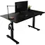 Компьютерный стол с регулируемой высотой Di Volio Rapalo черный - миниатюра 1