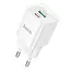 Сетевое зарядное устройство для Hoco C147A Charm PD20W+QC3.0 charger(EU) Белый - миниатюра 1