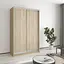Шкаф-купе двухдверный MebelStar Стандарт AL 2ДСП 130x60x210 см Дуб сонома (MBS-2318) - миниатюра 1