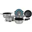 Набор посуды Gimex Cookware Set induction Silver 9 предметов (6977226) - миниатюра 1
