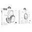 Беспроводные наушники Hoco W55 Pleasing, BT5.4, AUX, TF, headphones, 800mAh, 90h, Silver - миниатюра 3