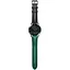 Безель і шкіряний ремінець Sikai для смартгодинника Xiaomi Watch S3/S4 Black-green - мініатюра 7