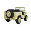 Електроавтомобіль військовий Ramiz Retro Strong MP3 LED 24 В, бежевий (PA.JH-101.24V.BEZ) - мініатюра 4