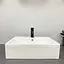 Умивальник VBI Teramo M white накладний підвісний VBI-014702, Білий - мініатюра 4