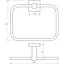 Полотенцедержатель Globus Lux SQ 9407 - миниатюра 2