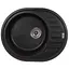 Кухонна мийка Zerix ZS-6250R-03 black ZX4548, Чорний матовий - мініатюра 1