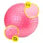 Мяч для фитнеса (фитбол) Cornix 65 см массажный Anti-Burst Pink XR-0485 - миниатюра 4