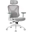 Крісло офісне Officepro Atlas OC630-W-LG-LG White/Light Gray (OC630-W-LG-LG) - мініатюра 5