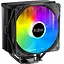Кулер для процесора PcCooler PALADIN EX300 S, Black, алюміній/мідь, 1x120 мм RGB, для Intel 1700/1200/115x, AMD AM5/AM4, висота 157 мм, до 125 Вт - мініатюра 1