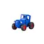 Синій трактор, 9604, інерція, гумові шини (В асортименті) - мініатюра 1