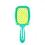 Щітка для волосся Salon Professional SP0099 SL масажна, продувна 20 см зелена - мініатюра 3