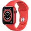 Смарт-годинник Apple Watch Series 6 GPS 44mm (PRODUCT)RED Aluminum Case w. (PRODUCT)RED Sport B. (M00M3) - мініатюра 1