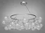 Солідна, візуально приваблива люстра "Світлячок", 45 ламп, хром сатин - мініатюра 1
