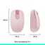 Миша Logitech M196 Bluetooth Rose (910-007461) - мініатюра 3
