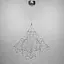 Дизайнерська невагома люстра MIRA C d80 см Line.F MJ 158-800 CH - мініатюра 4