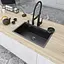 Черная мойка Nett NB-7042 врезная с PVD покрытием многофункциональная - миниатюра 5
