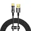 Кабель Baseus Explorer Series Auto Power-Off Fast Charging USB to Type-C 100W 2 м CATS000301 - мініатюра 1