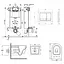 Набор Qtap инсталляция 3 в 1 Nest QT0133M425 с панелью смыва квадратной QT0111M06029SAT + унитаз с сиденьем Jay QT07335176W, Белый - миниатюра 2
