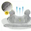 Накидка-масажер 4FIZJO Shiatsu Evo+ для шиї та спини, акумуляторний Grey (P-5905973404150) - мініатюра 2