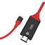 HDMI-переходник XO GB006 cable 1.8M Lightning to HDMI 2K Красный - миниатюра 1
