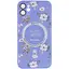 Чохол Epik TPU+PC Secret Garden with MagSafe для Apple iPhone 12 6.1 Lilac - мініатюра 1