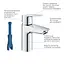 Змішувач для раковини Grohe QuickFix Start S-Size 23550002 з донним клапаном Хром - мініатюра 6