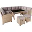 Комплект садовой мебели Di Volio Livorno Бежевый/Светло-серый - миниатюра 1