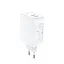 Сетевое зарядное устройство для Acefast A29 2 Type-C QC PD 50W белый - миниатюра 2