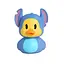Дитяча іграшка для купання серії "Disney" Каченя Duckalooz 33415-7 - мініатюра 1