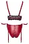 Комплект Cottelli Collection Bra Set Bondage L красный - миниатюра 5