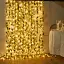 Гирлянда-штора с листьями плюща SunLamp 3×3 м, 300 LED, USB, с пультом - миниатюра 5