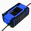 Зарядний пристрій для автомобільного акумулятора Foxsur 12V-24V 8A (Синій) - мініатюра 4