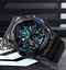 Годинник чоловічий наручний Skmei 1832 (Чорний з синім) - мініатюра 3