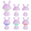 Світильник-нічник Kite LED з акумулятором Cute Bunny фіолетовий (K25-316-1-5) - мініатюра 3