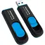 Флеш-накопичувач Adata Flash 256Gb USB 3.2 UV 128 Black/Blue (AUV128-256G-RBE) - мініатюра 3