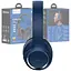 Наушники Bluetooth Hoco Journey Hi-Res W28 беспроводные синие - миниатюра 3