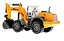Детский экскаватор-погрузчик Ramiz с подвижным ковшом и открывающим капотом 46 см. - миниатюра 3